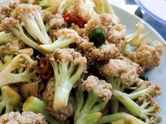 小炒有机菜花-普天和酒楼·新津菜·烤鸭(天津之眼店)