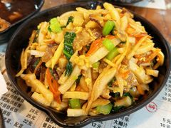 五花肉炒年糕-聚缘坊特色名小吃(天元西街店)