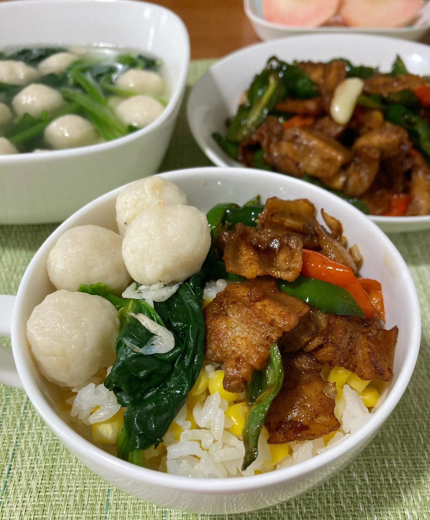 今天的午餐,简单又营养!