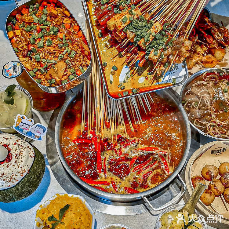 超高性价比的海椒市串串香[调皮]