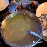 两个人吃不完，第一次吃这种汤的面线 冲着露台去的