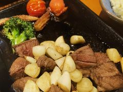 铁板牛肉粒-気楽亭和食料理(气乐亭大世界本店)