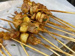 大蒜鸡肉-盟重烧烤(东瓜山创始店)