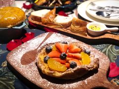 荷兰煎饼和季节水果配海鲜汁-第101座花园餐厅(湖滨88店)