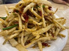 干煸藕丝-江城燕子大排档(江汉路步行街店)