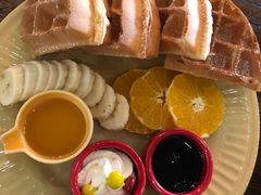 冰激淋华夫饼-CafeDuVillage乡村咖啡馆(美邻苑店)