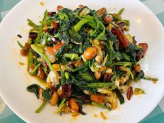 蚬子拌菠菜-苏师傅菜馆(上沙店)