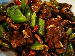 爆炒猪肝-美膳居川菜馆油焖大虾烧烤(卓刀泉店)