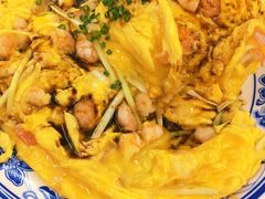 韭菜虾仁滑蛋饭-噏耷茶档