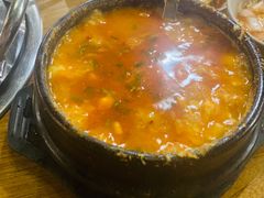 海鲜豆腐汤-包装马车·韩国料理·포장마차