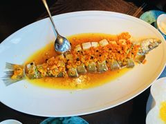 黄贡椒豆豉蒸丹江口大白刁-大拙里·精致融合菜(沙湖桃源国际店)