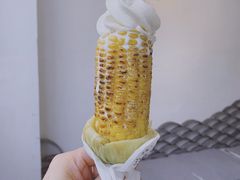 烤玉米冰tea凌-茶是一枝花泡茶店