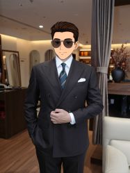 点击看大图 -Mr.Royal御匠先生·手工全麻衬衣西服定制