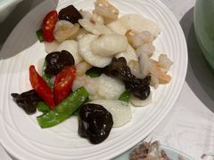 虾仁炒山药-北李妈妈菜·海肠捞饭(高新万达店)