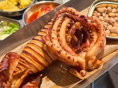 -草家酱蟹炭火烤肉店(珲春南路一店)