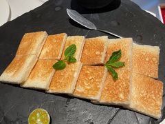 鸭肝酱抹面包片-四季民福烤鸭店(前门大栅栏店)