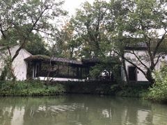 -摇橹船上船码头