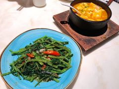 三巴酱炒通心菜-印象南洋·泰国风情餐厅(新安店)