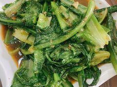 虾头油炒油麦菜-家利美食店