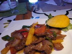 招牌芒果牛肉-山色西餐·柴火烤披萨