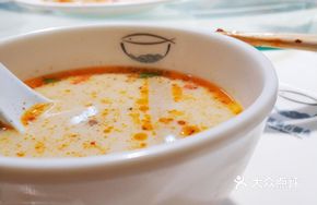 Sour Spicy Black Bass in Golden Soup