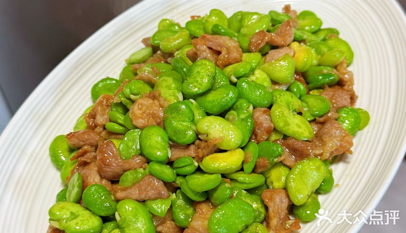 蚕豆炒肉 春天里的下饭菜 真的太鲜了！