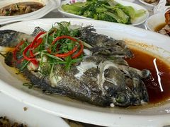 清蒸石斑鱼-众味海鲜大排档·活海鲜·潮汕味(南澳店)