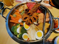 鱿鱼年糕火锅-韩香福脊骨汤锅(上杭路店)