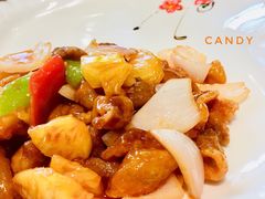 菠萝咕咾肉-令氏家外家周秦食府(高新店)