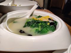 鱼骨汤煮时令蔬菜-北京泰富酒店-柏景轩中餐厅