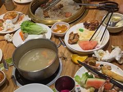 -韩京炭火烤肉自助料理(柯桥万达店)
