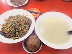 农家红炒长鱼炒面-三百碗宝应长鱼面(板仓街店)
