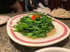 炒空心菜-中国城银都鱼翅酒楼