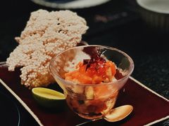 三文鱼塔塔-广州瑰丽酒店·Black Iron黑金燚