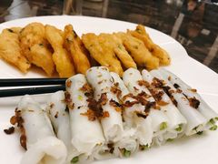 簸箕板拼油炸糕-老聃·小鸭鲢城原味客家菜(海沧店)