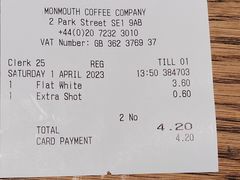 -Monmouth Coffee(博罗市场店)