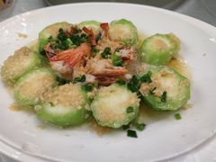 蒜茸粉丝对虾蒸丝瓜-东江海鲜酒家(艺都分店)