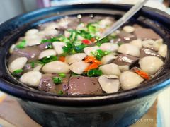 蘑菇肉丝鹅血汤-金典银峰老鹅馆·昆山菜(亭林公园店)