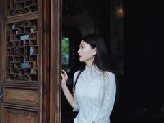 -暮晚尘香汉服旗袍