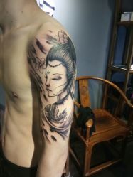 -木子·纹身店TATTOO穿孔·洗纹身