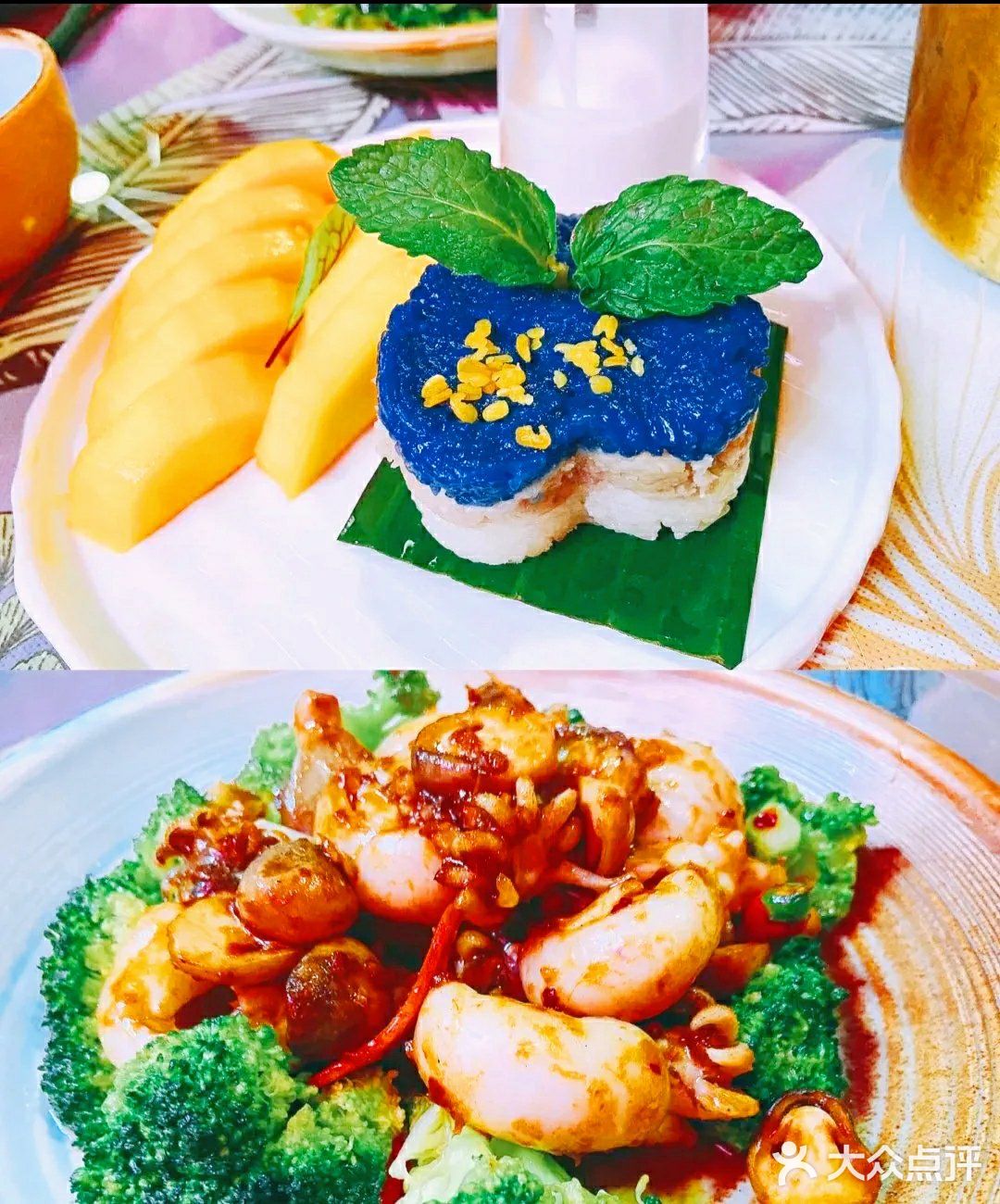 今晚在江畔独自美丽✨✨ 享受丰盛的泰餐🍲冬阴功再来一碗！