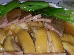 百花鸡拼火腿滑鸡-伍月花酒楼