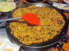 铁板炒饭-红辣椒八爪鱼特色韩国料理