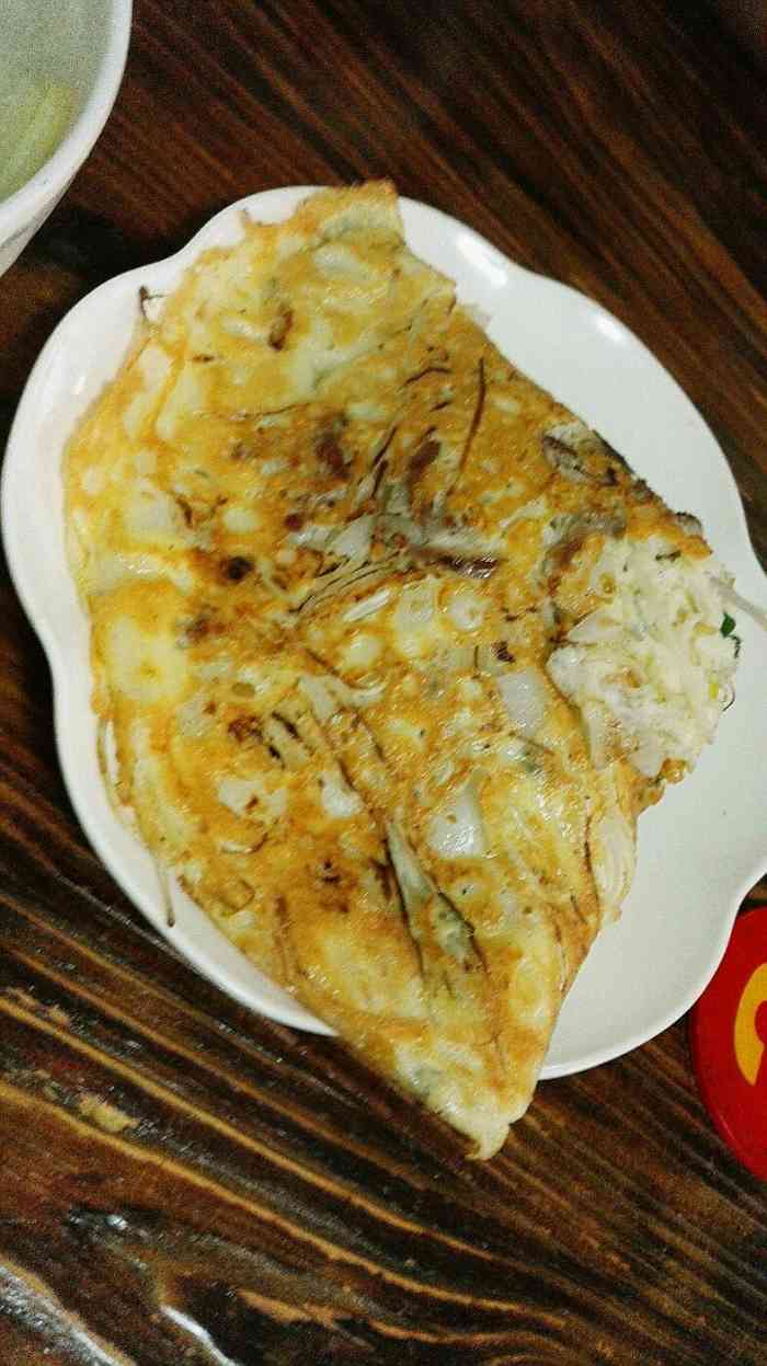 朋友带来吃的连江锅边糊