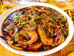凉拌虾-玛扎烧烤私房菜