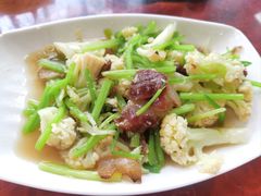 台山菜花炒腊味-香江农家乐饭店