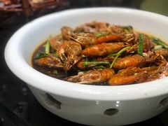 油爆基围虾-茶叁酒肆·楚味江湖(菱角湖店)