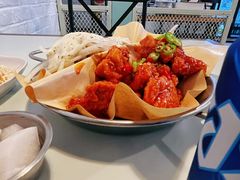 炸鸡一半一半-富乐满韩国正宗炸鸡韩国料理(虹泉路店)