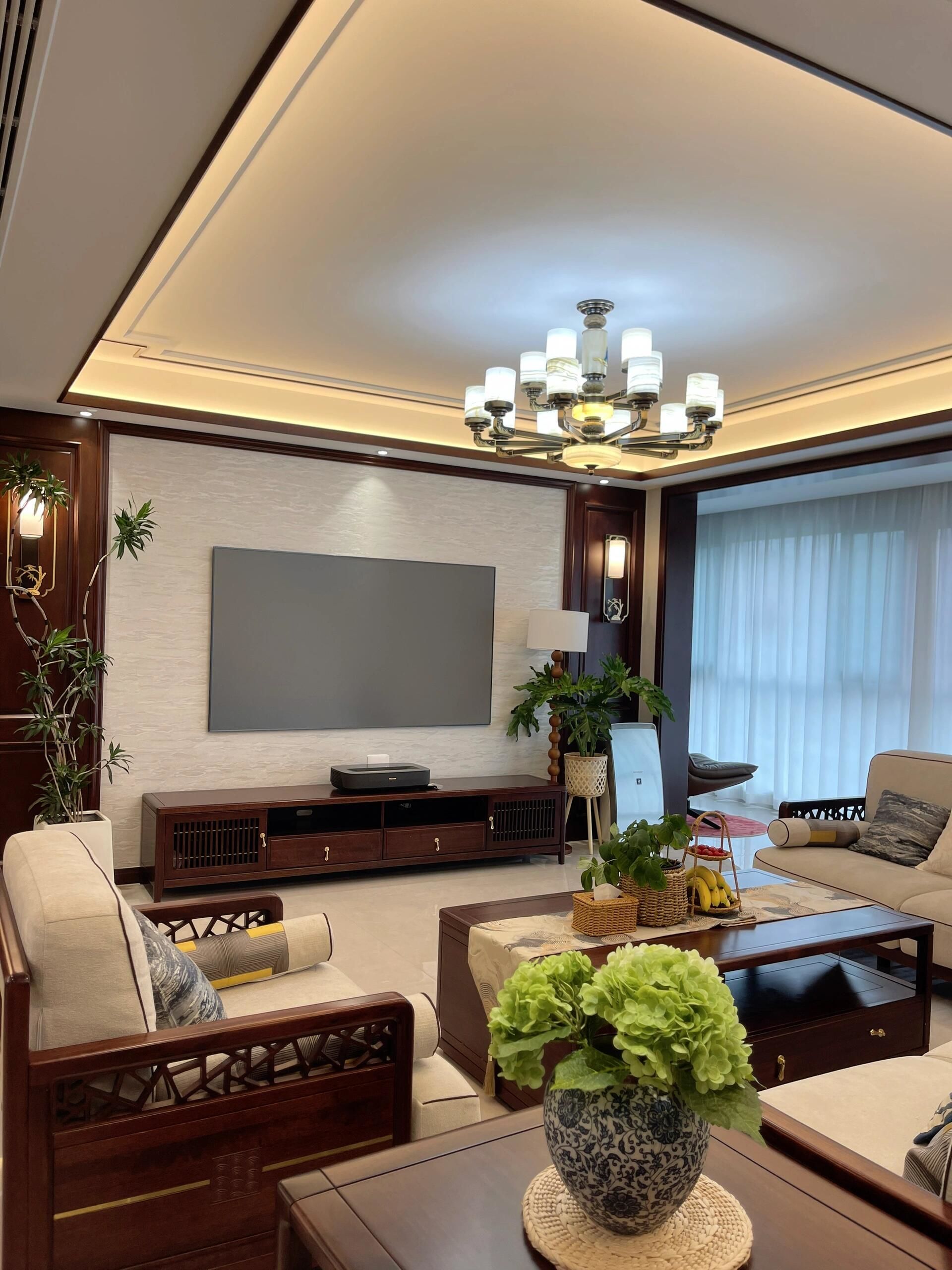 客厅大变身 中式风来袭