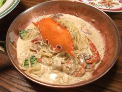 螃蟹奶油意面-I HOLIC艾豪丽披萨(KKone店)